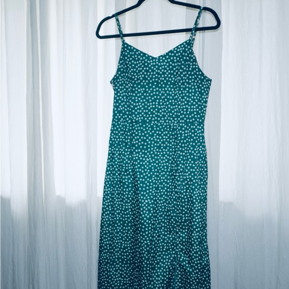 Teal flower Women's Dress